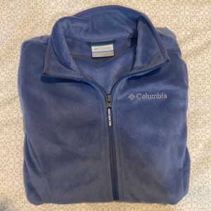 Columbia jacket, with pockets.